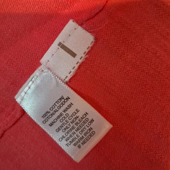 Loft 100% Cotton Pink Cardigan Size Small Button Up Sweater - Picture 7 of 7